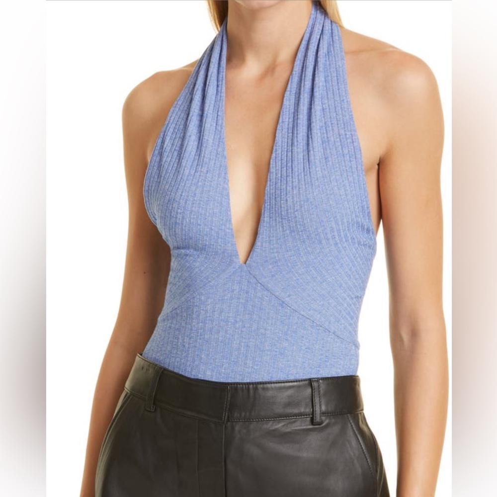 ALIX NYC Oliver halter bodysuit sz M